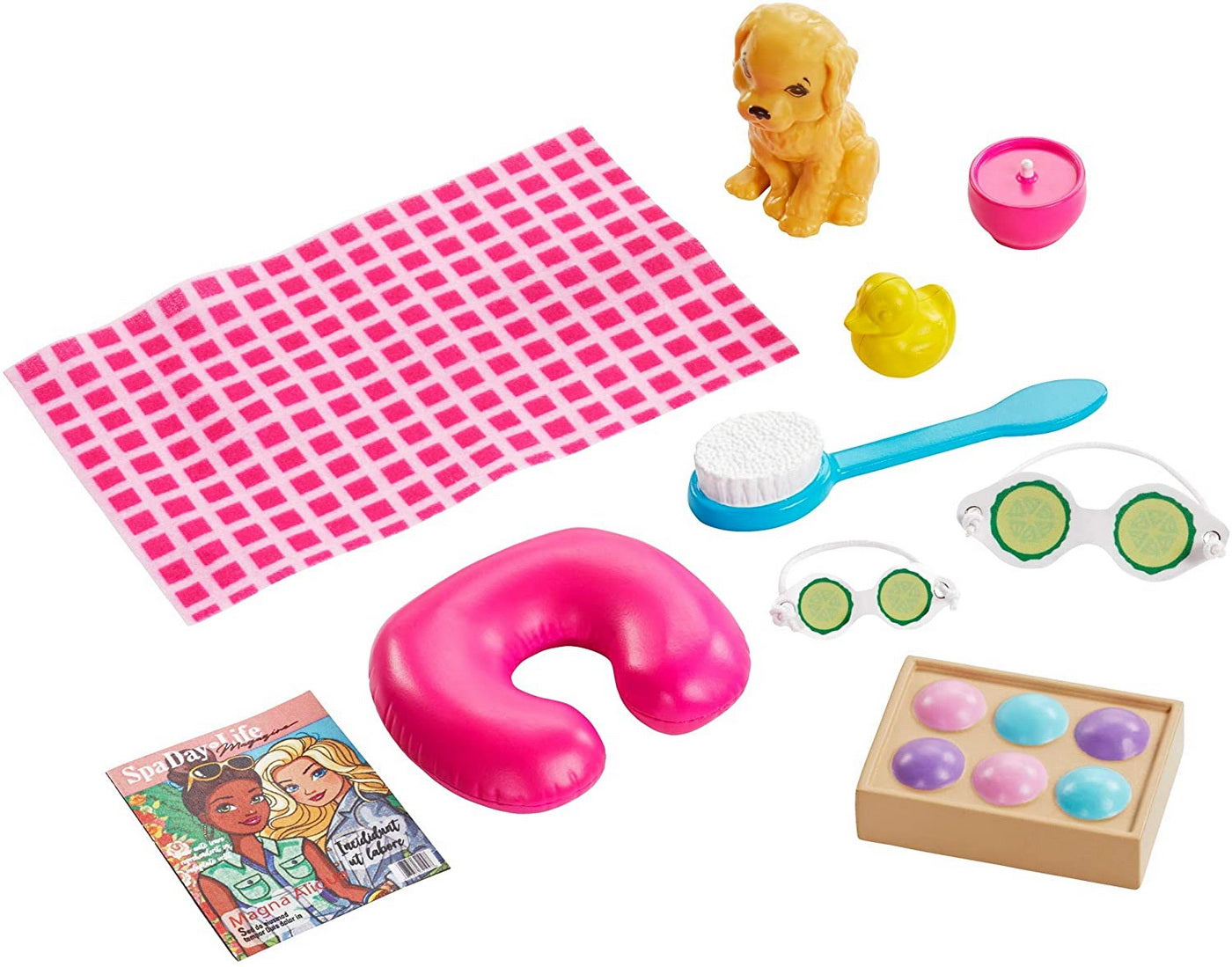 Barbie set de joaca cu accesorii wellness si spa