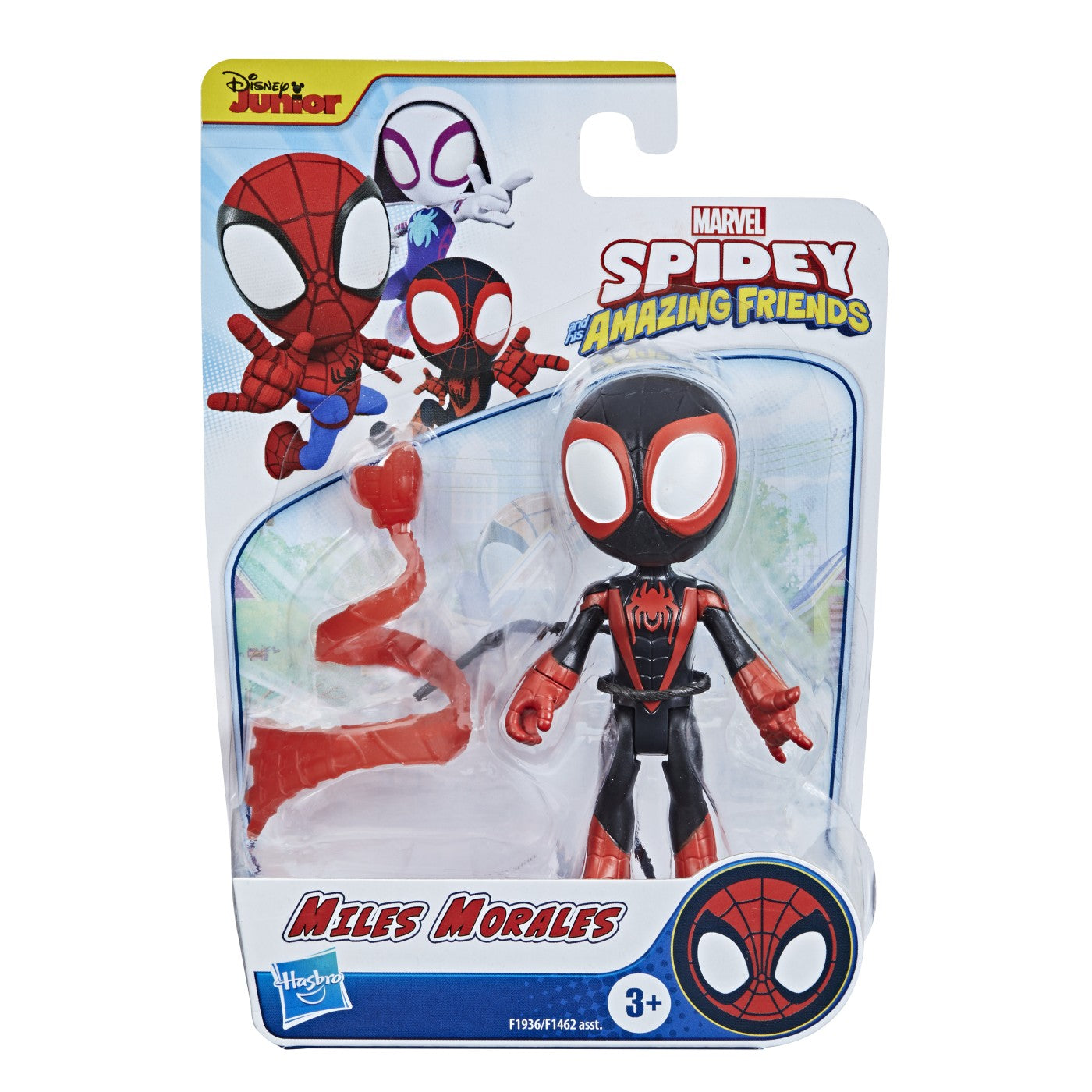 Spidey prietenii extraordinari figurina miles morales 10cm