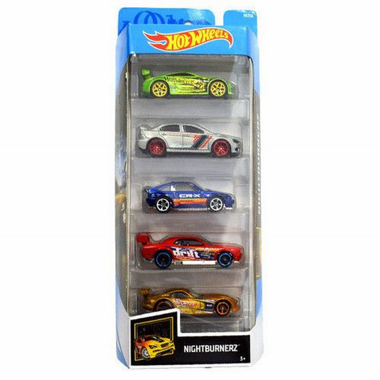 Set 5 masinute hot wheels nightburnerz