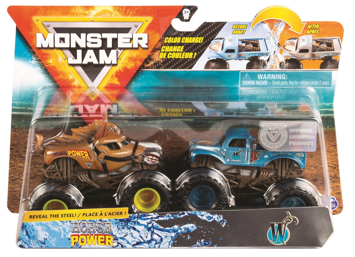 Monster jam set 2 machete horse power si w color change