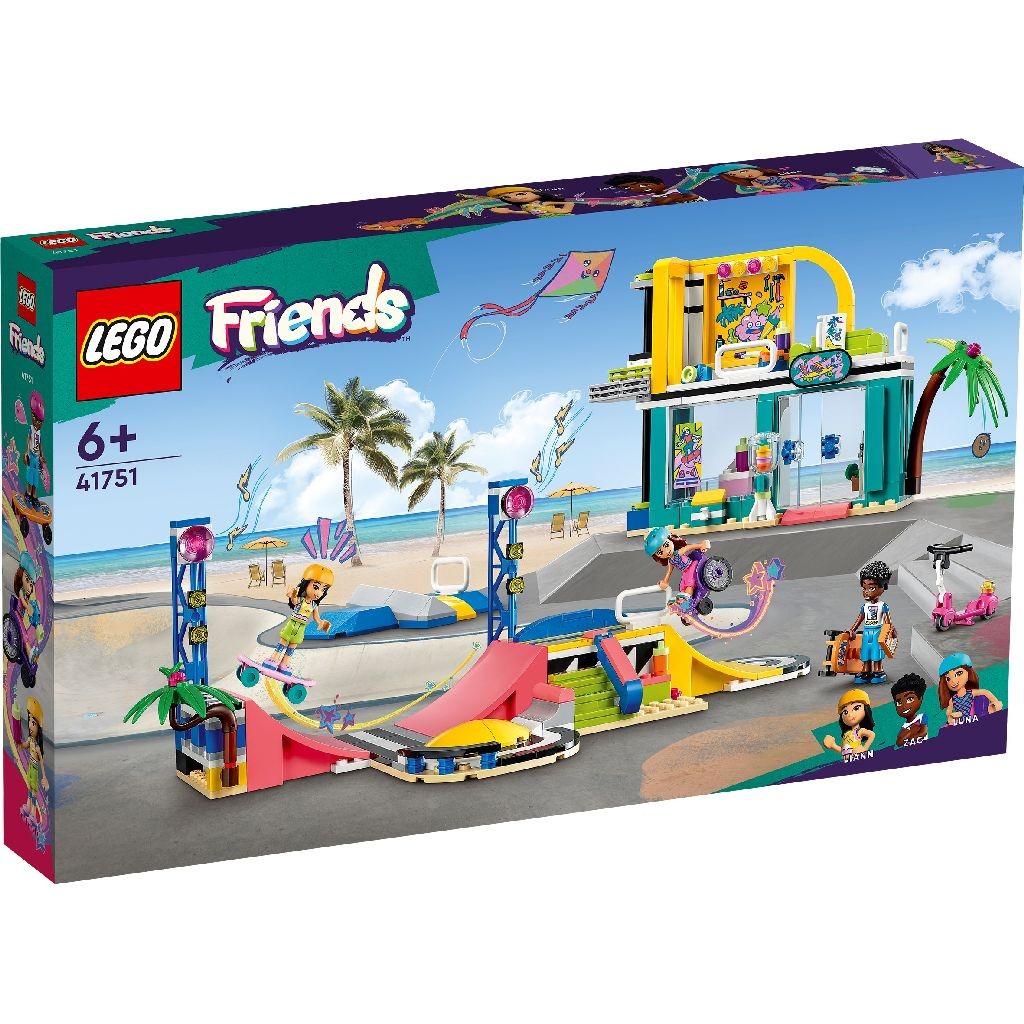 Lego friends parc de skateboarding 41751