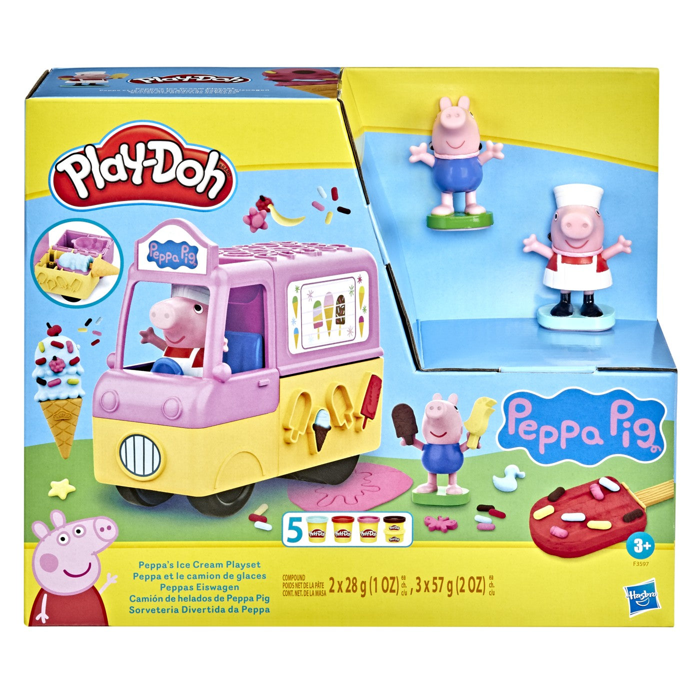 Play doh peppa pig si masina de inghetata