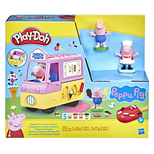 Play doh peppa pig si masina de inghetata