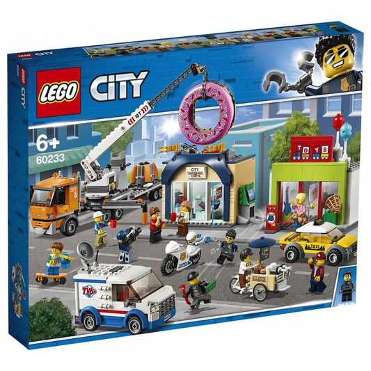 Lego city deschiderea magazinului de gogosi