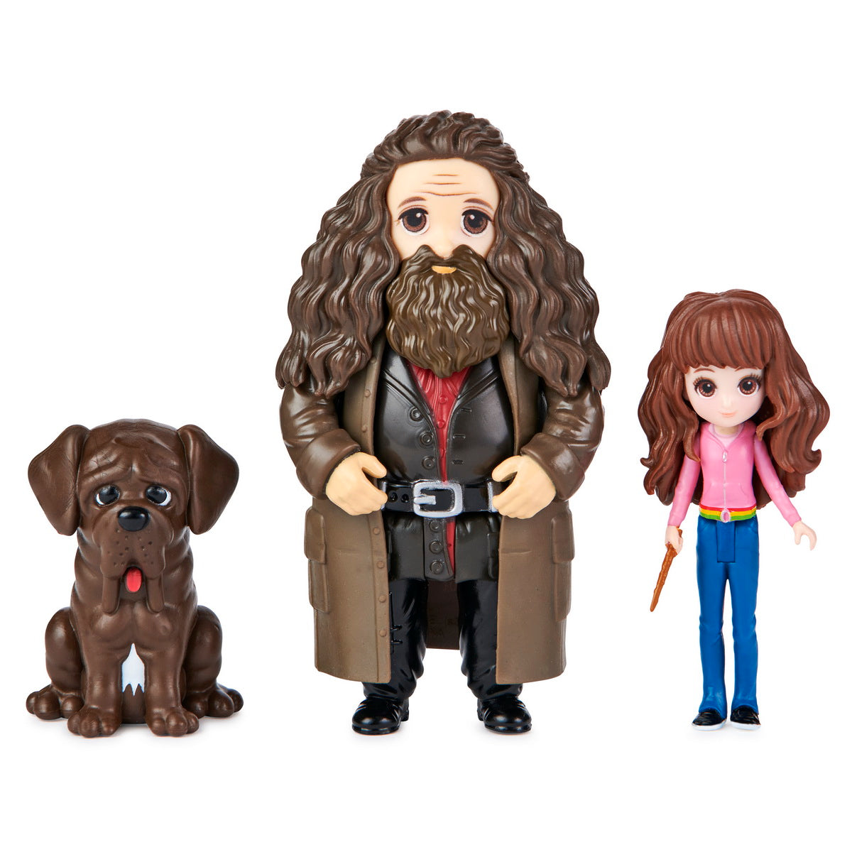 Harry potter set 2 figurine rubeus hagrid si hermione granger