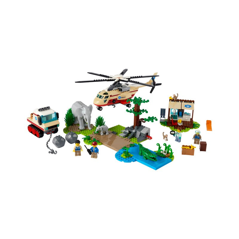 Lego city operatiune de salvare a animalelor salbatice 60302