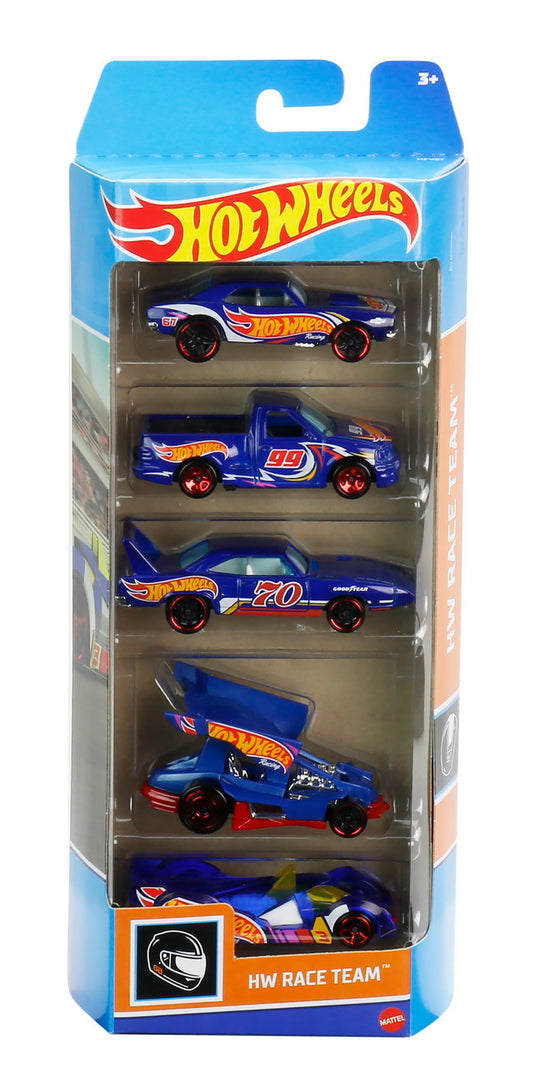 Set 5 masini hot wheels race team