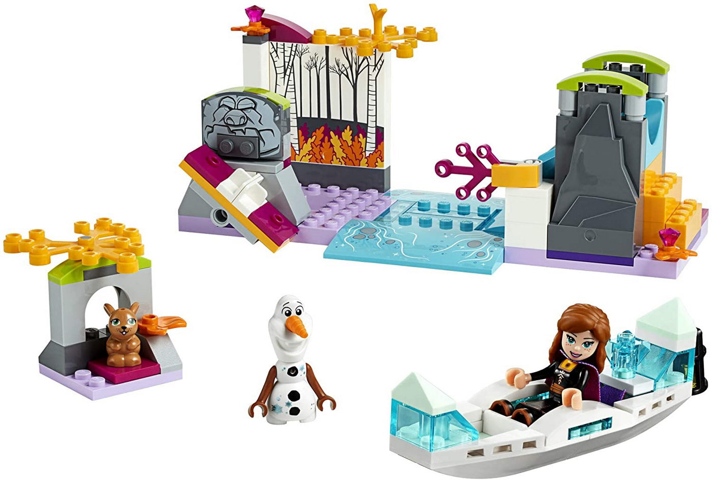 Lego disney expeditia annei cu canoe 41165