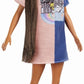 Papusa barbie fashionista bruneta cu par lung