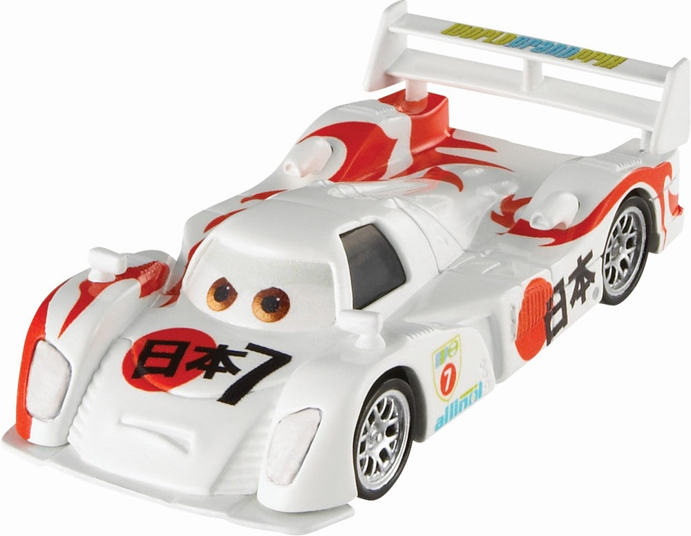 Cars 3 personaj die cast shu todoroki