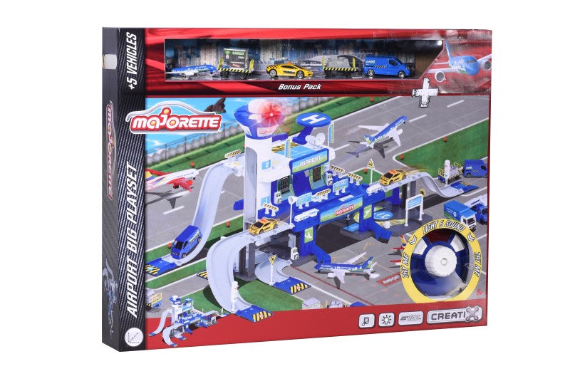 Majorette set aeroport cu peste 100 de accesorii