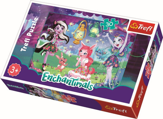 Puzzle trefl 30 magia enchantimals