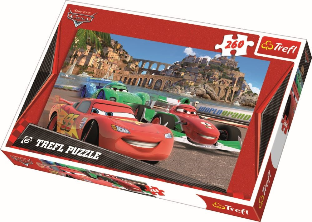 Puzzle trefl 260 mcqueen in porto corso