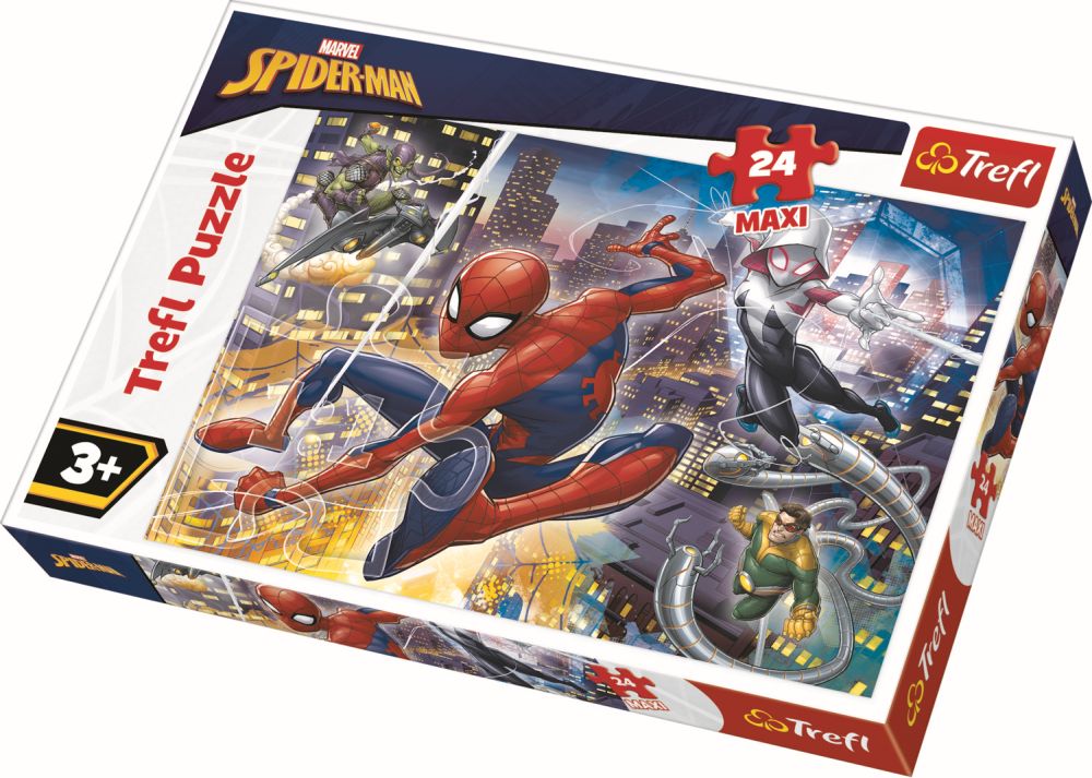 Puzzle trefl 24 maxi curajosul spiderman