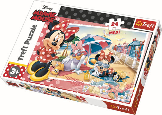 Puzzle trefl 24 maxi minnie in vacanta