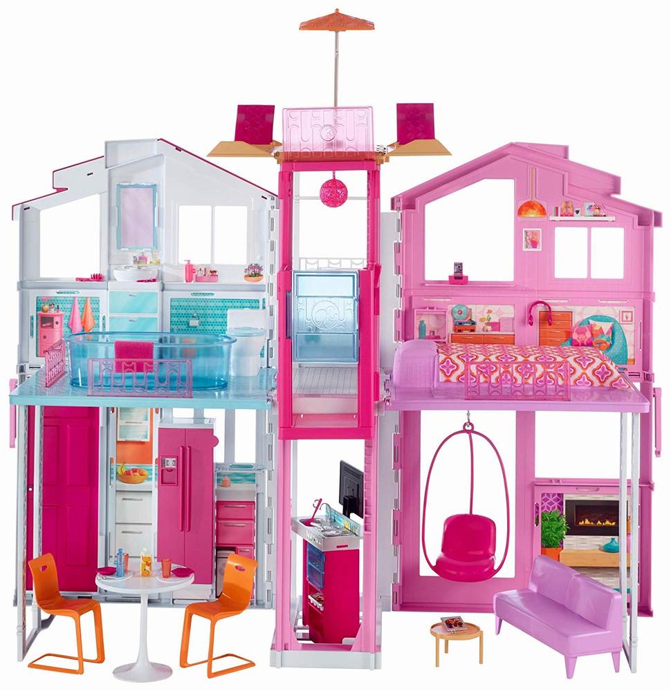 Casa barbie fabuloasa cu 3 etaje