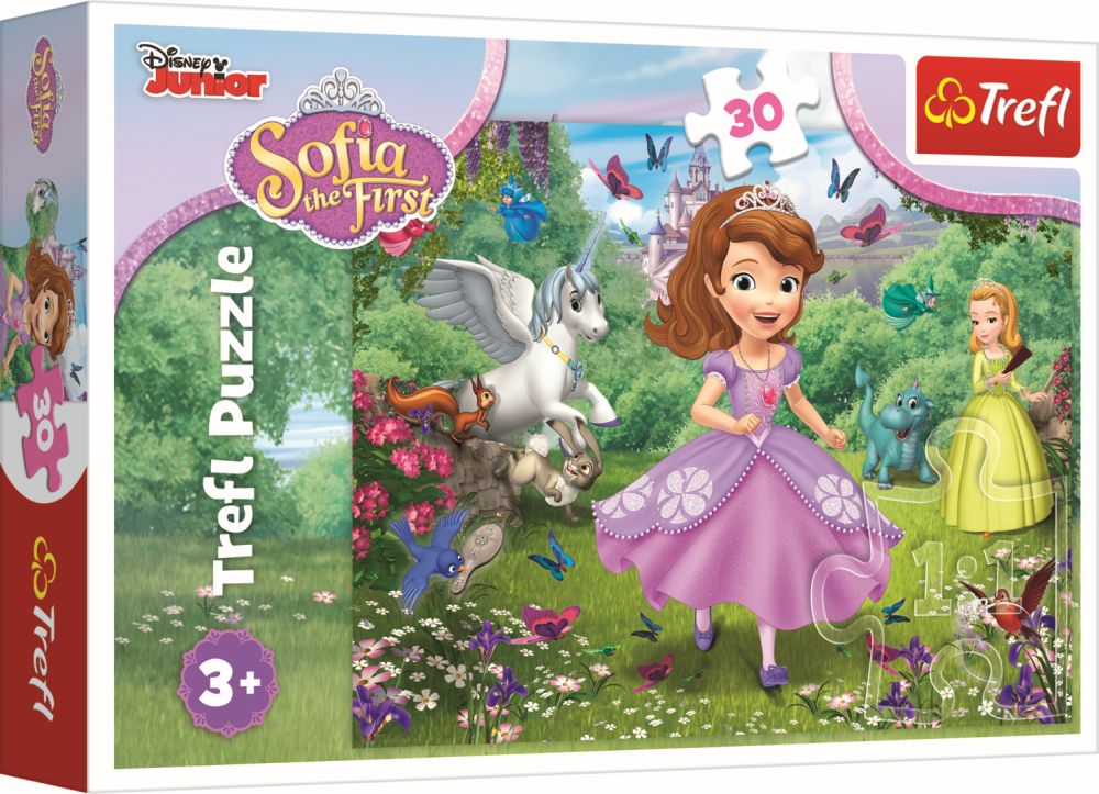 Puzzle trefl 30 printesa sofia in gradina