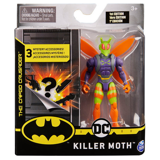 Figurina killer moth flexibila 10cm cu 3 accesorii surpriza