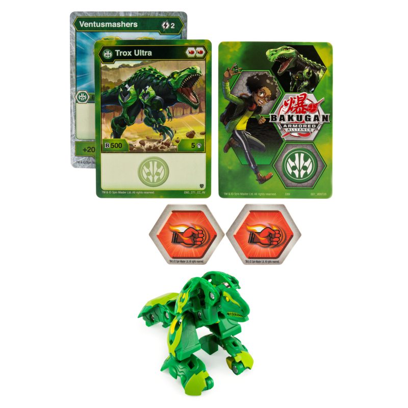 Bakugan s2 bila ultra trox cu card baku-gear