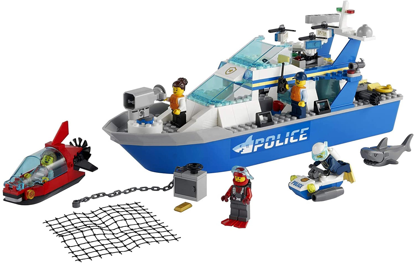 Lego city  nava de patrulare a politiei 60277