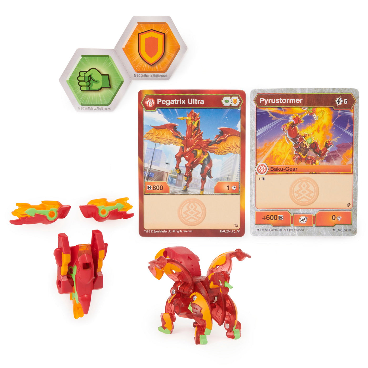 Bakugan s2 bila ultra pegatrix cu echipament baku-gear