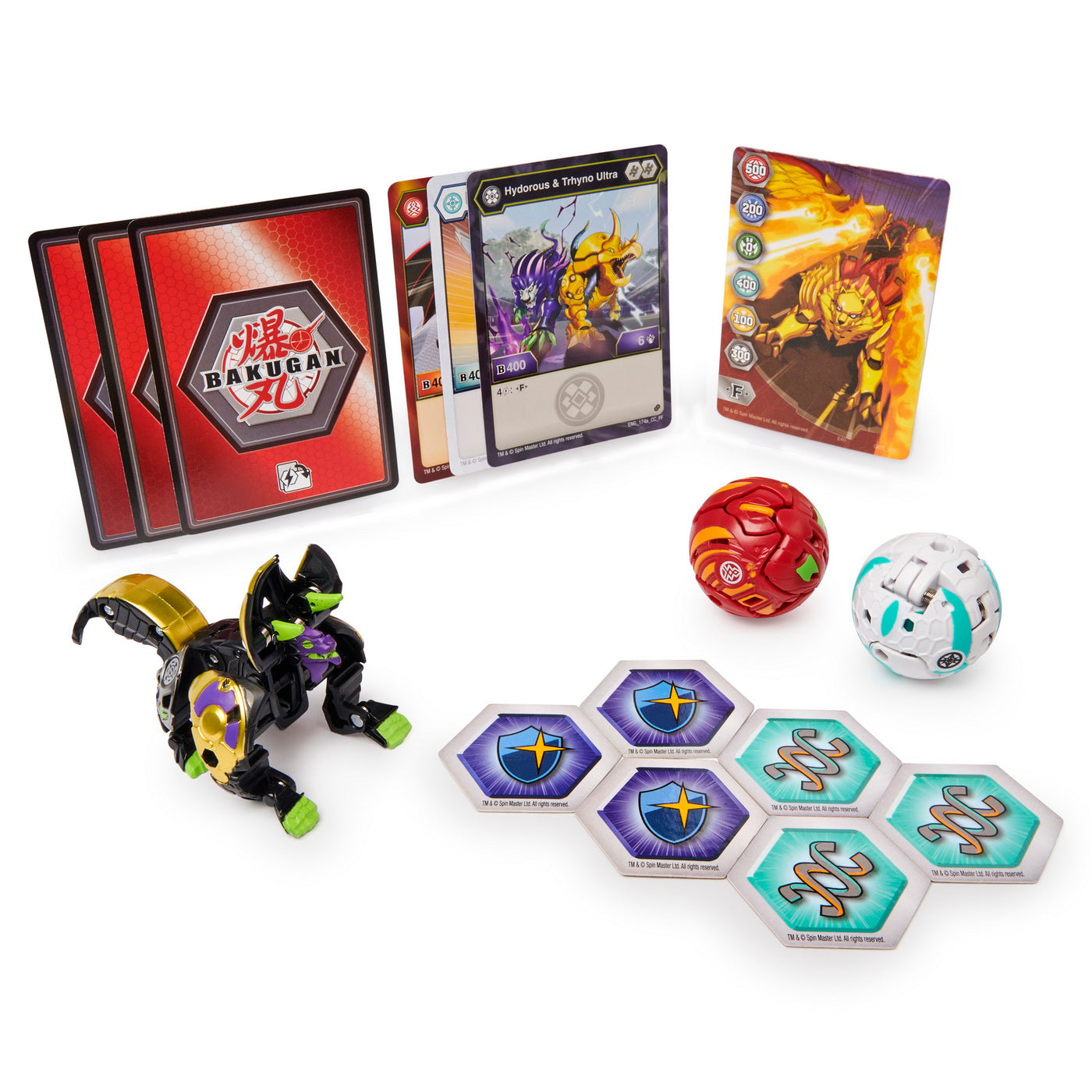 Bakugan s2 pachet de start hydorous trhyno ultra