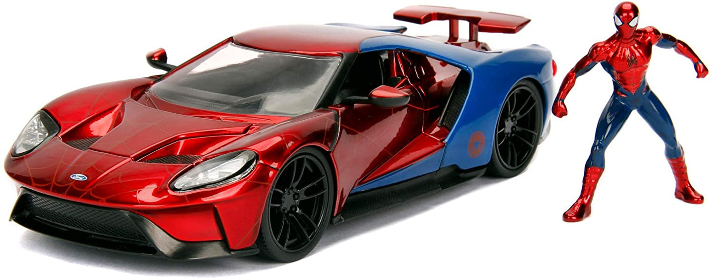 Marvel spiderman 2017 ford gt scara 1 la 24