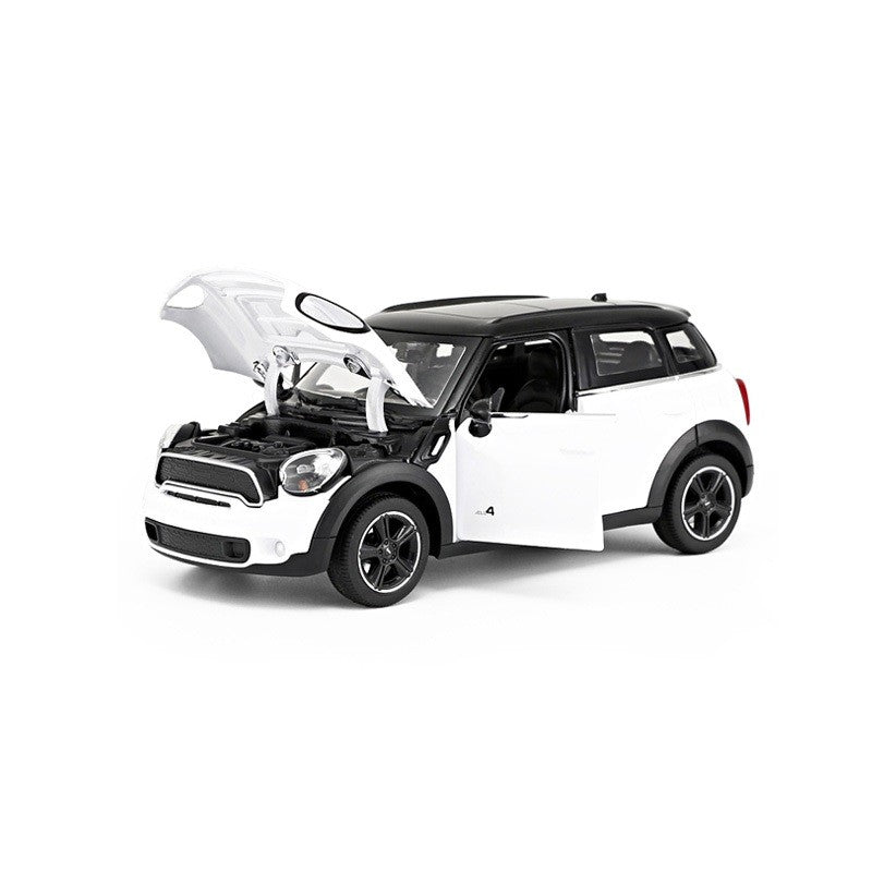 Masinuta metalica minicooper alba scara 1 la 24