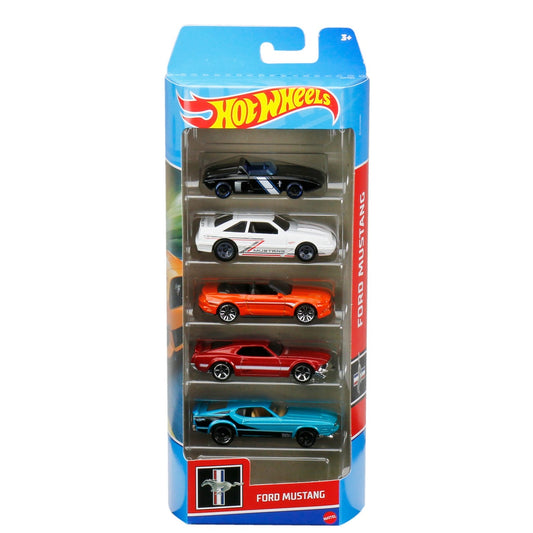 Set 5 masini hot wheels ford mustang