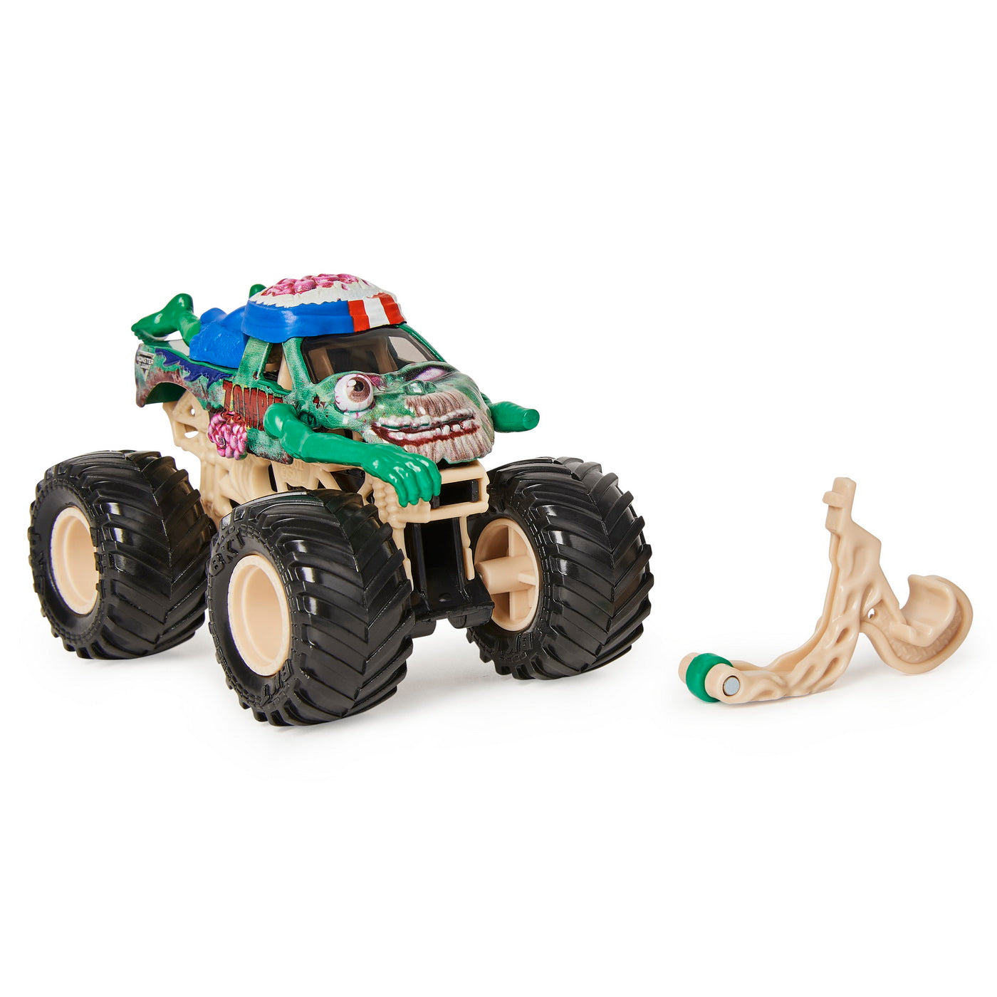 Monster jam masinuta metalica zombie scara 1 la 64