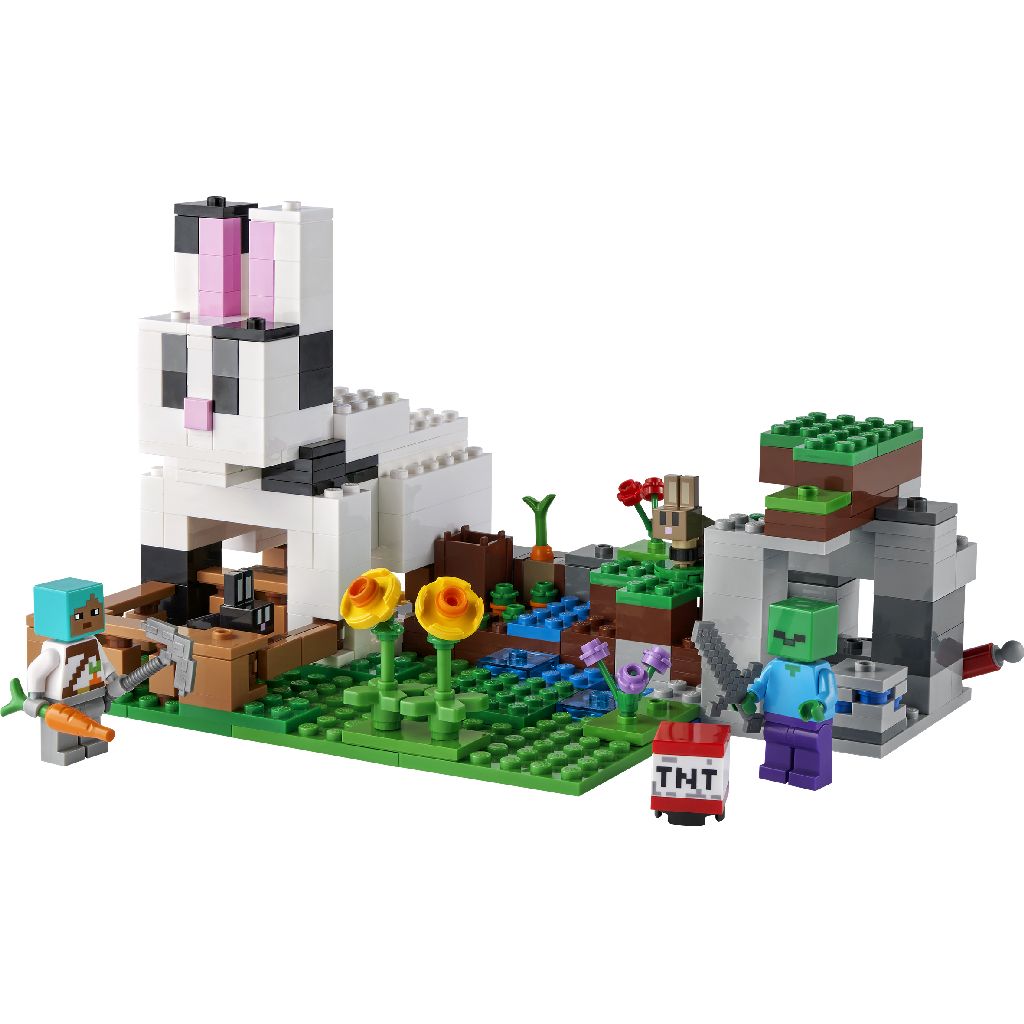 Lego minecraft ferma de iepuri 21181