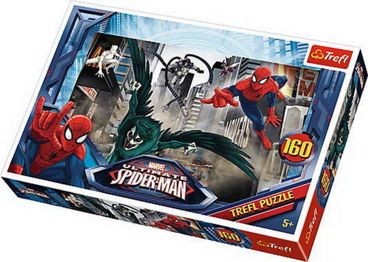 Puzzle trefl 160 urmarind raufacatorii spiderman