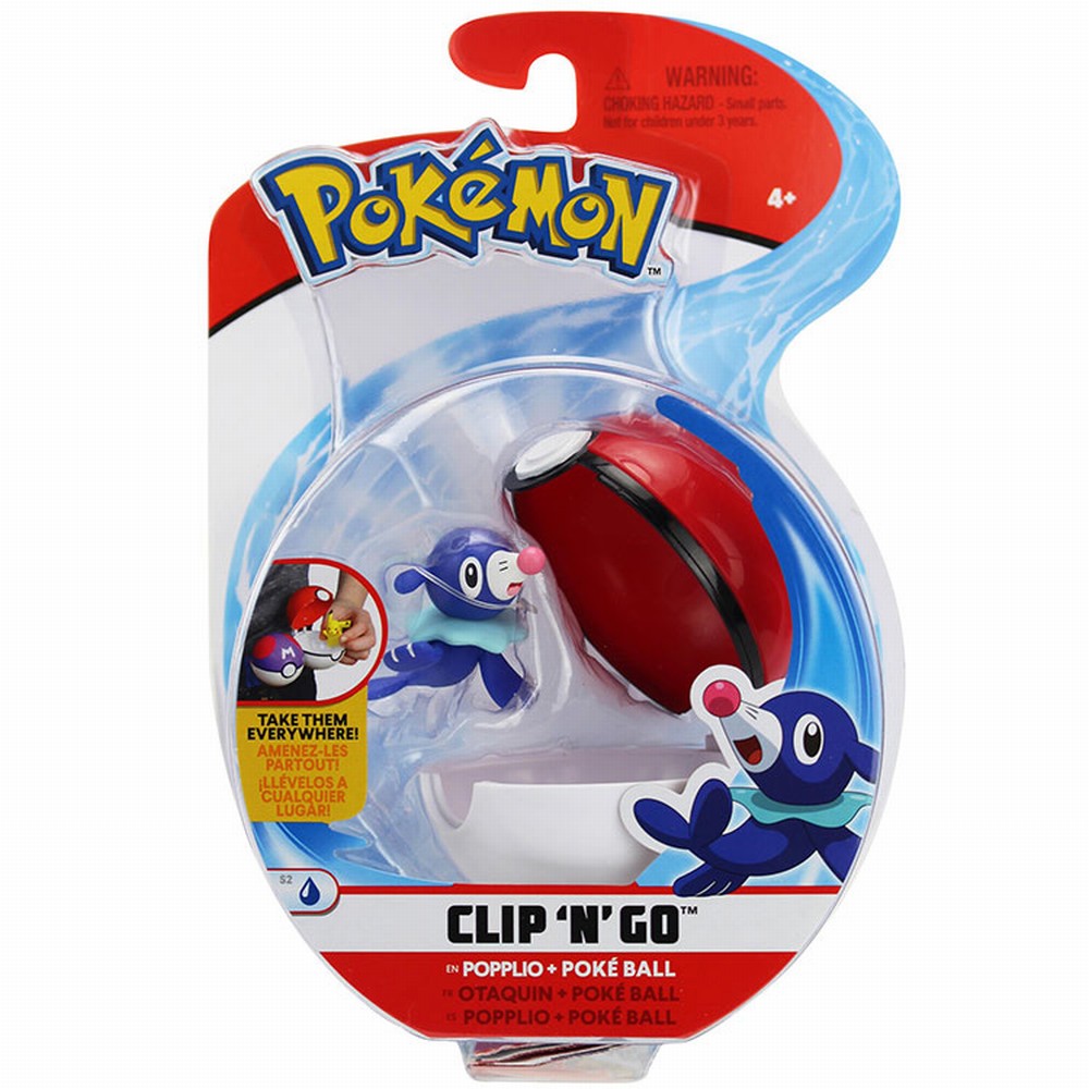 Pokemon figurina popplio in bila poke