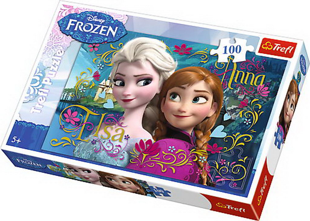 Puzzle trefl 100 anna si elsa frozen