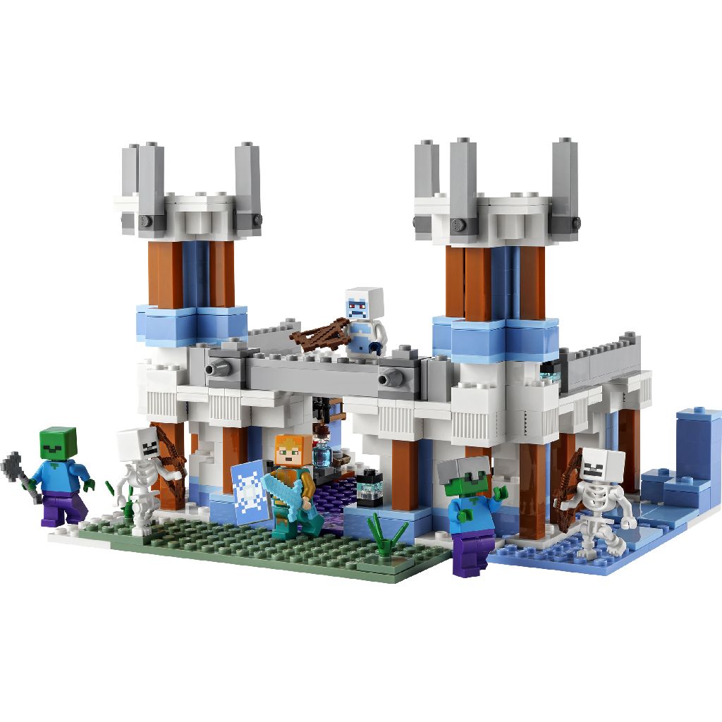 Lego minecraft castelul de gheata 21186