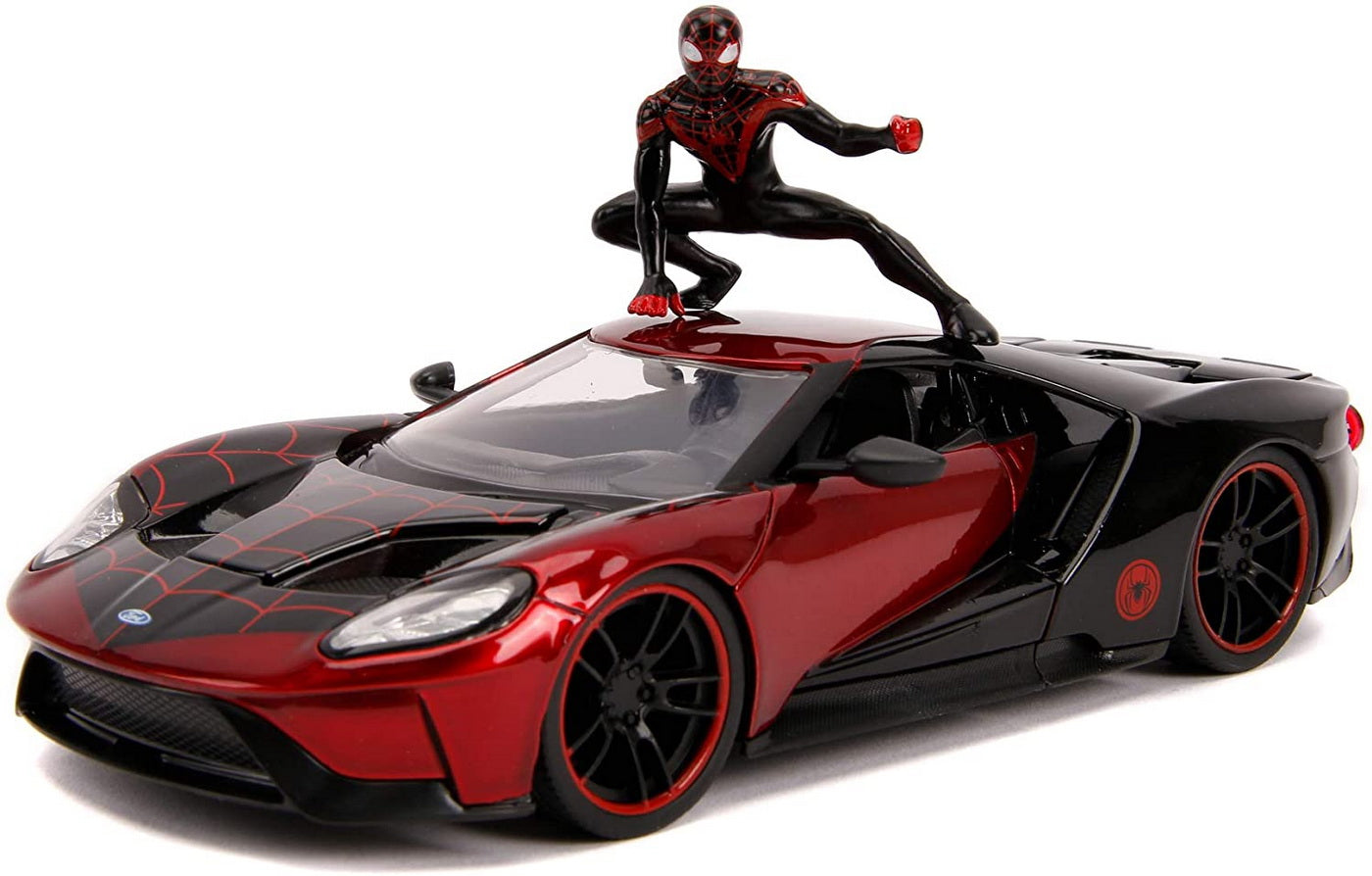 Masina metalica spider-man ford gt 2017 miles morales