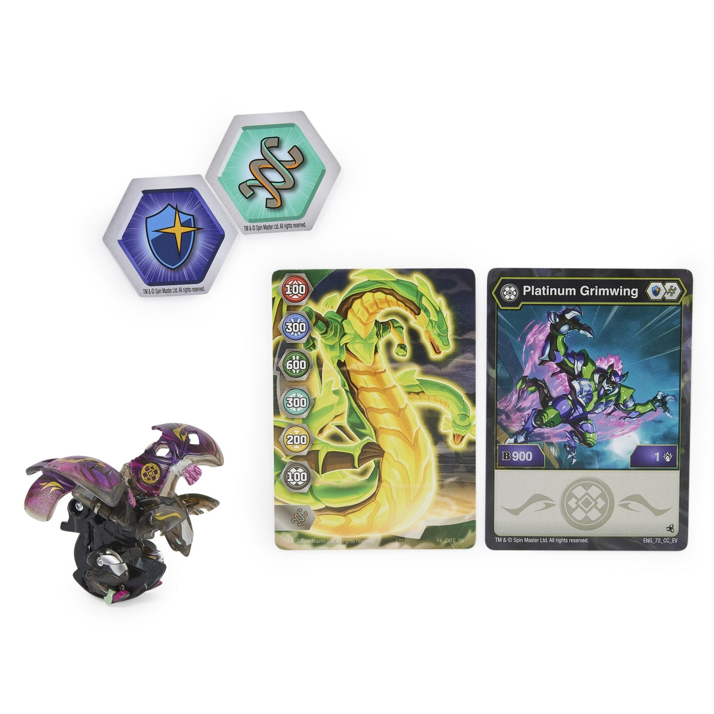 Bakugan s4 figurina metalica griswing