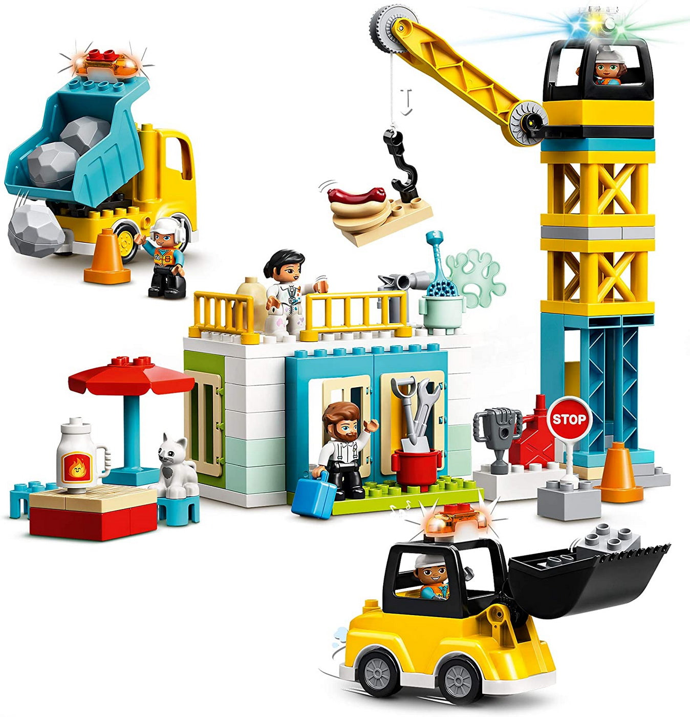 Lego duplo macara turn si constructie 10933