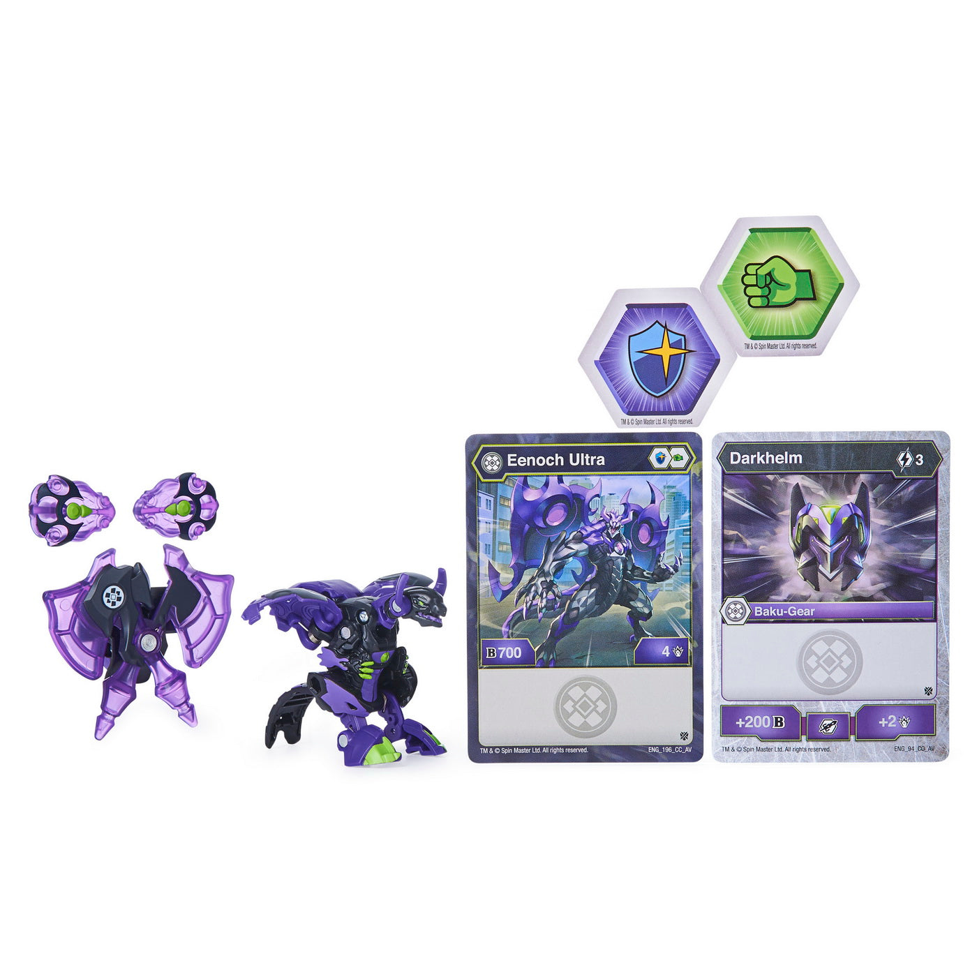 Bakugan s2 bila ultra eenoch cu echipament baku-gear