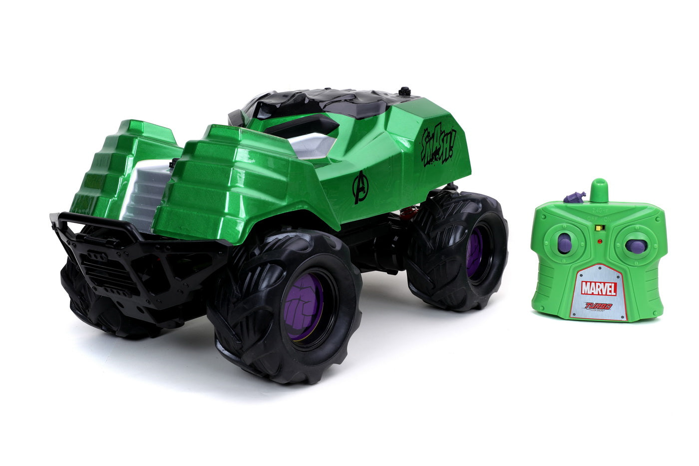 Masinuta cu telecomanda marvel rc hulk smasher scara 1:14