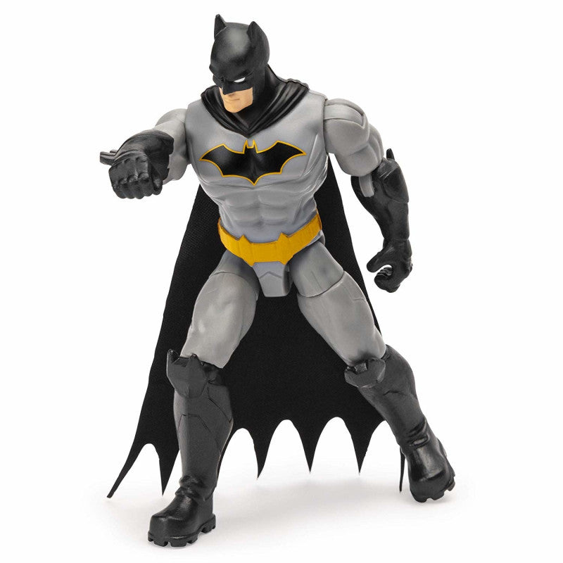 Figurina batman flexibila 10cm cu 3 accesorii surpriza