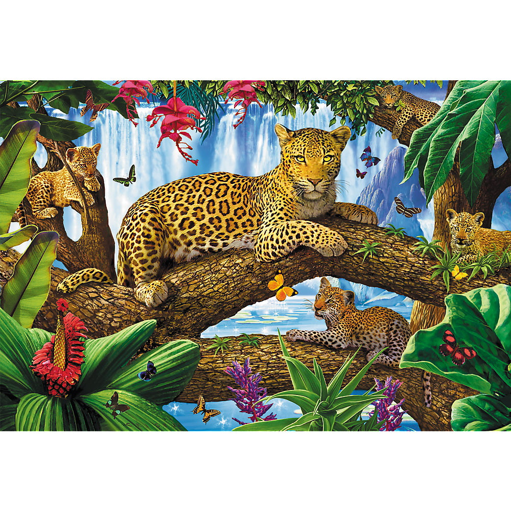 Puzzle trefl 1500 jaguar intr-o pauza odihnitoare