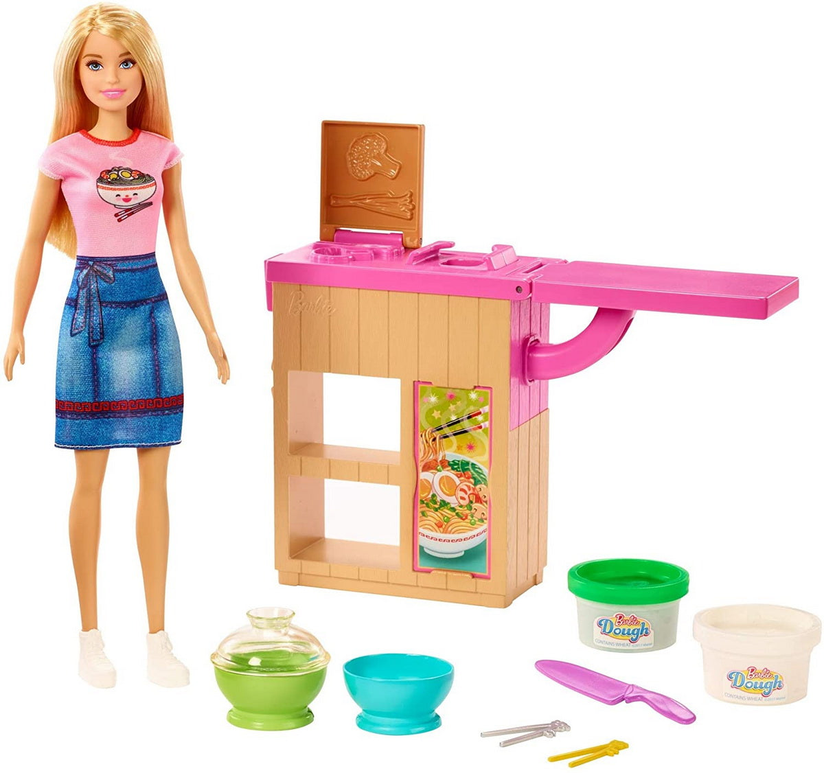 Barbie set de joaca pregateste noodles