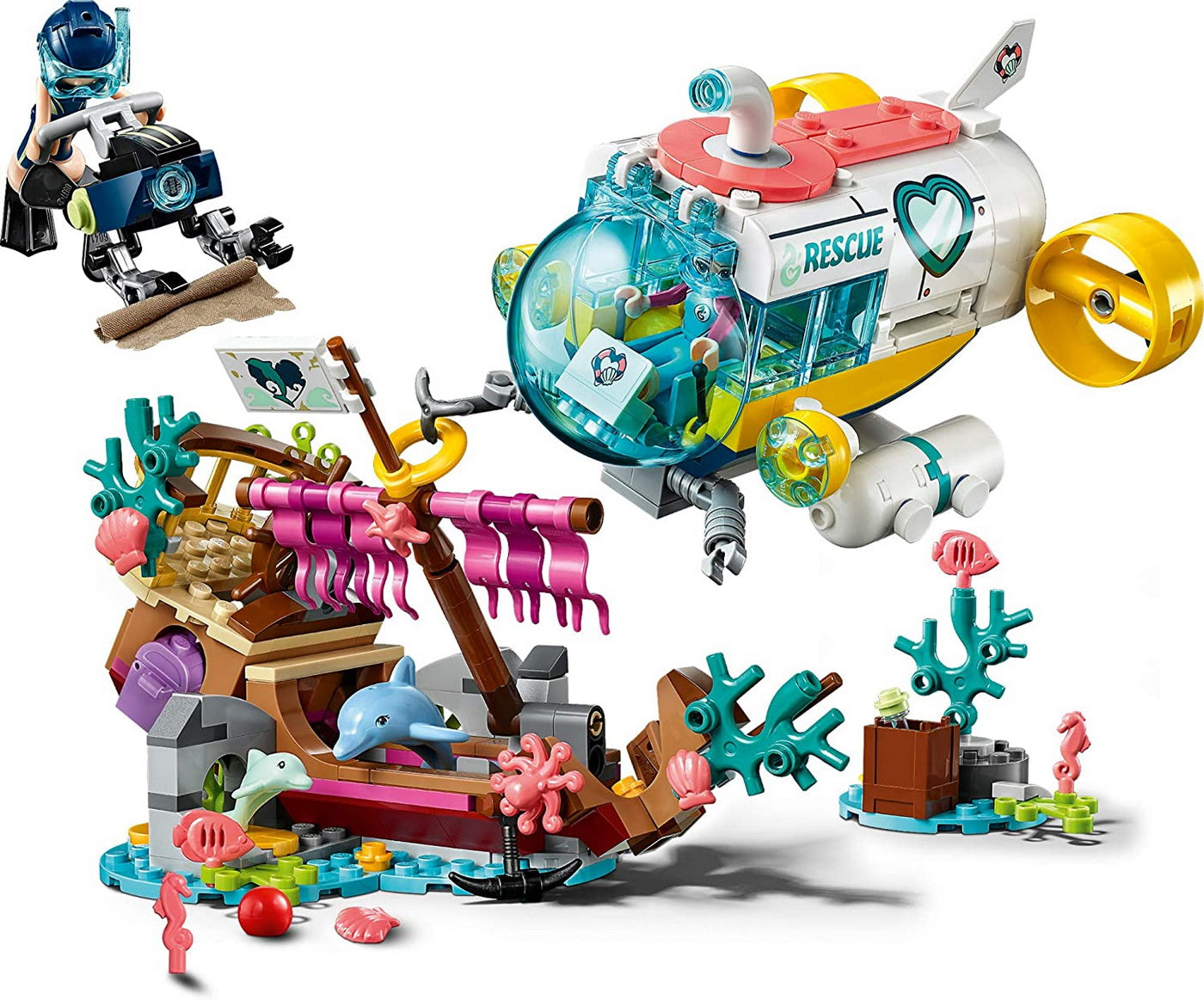 Lego friends misiunea de salvare a delfinilor 41378