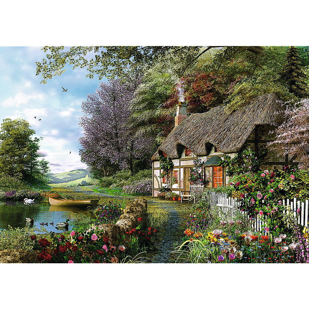 Puzzle trefl 1000 casuta de pe lac