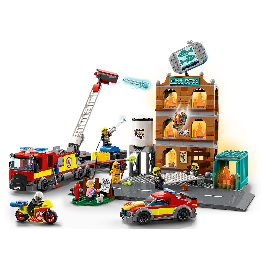 Lego city brigada de pompieri 60321