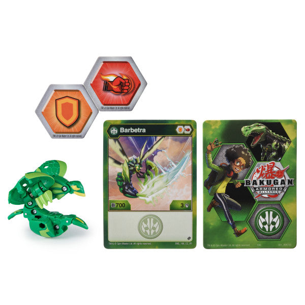 Bakugan s2 bila basic barbetra cu card baku-gear