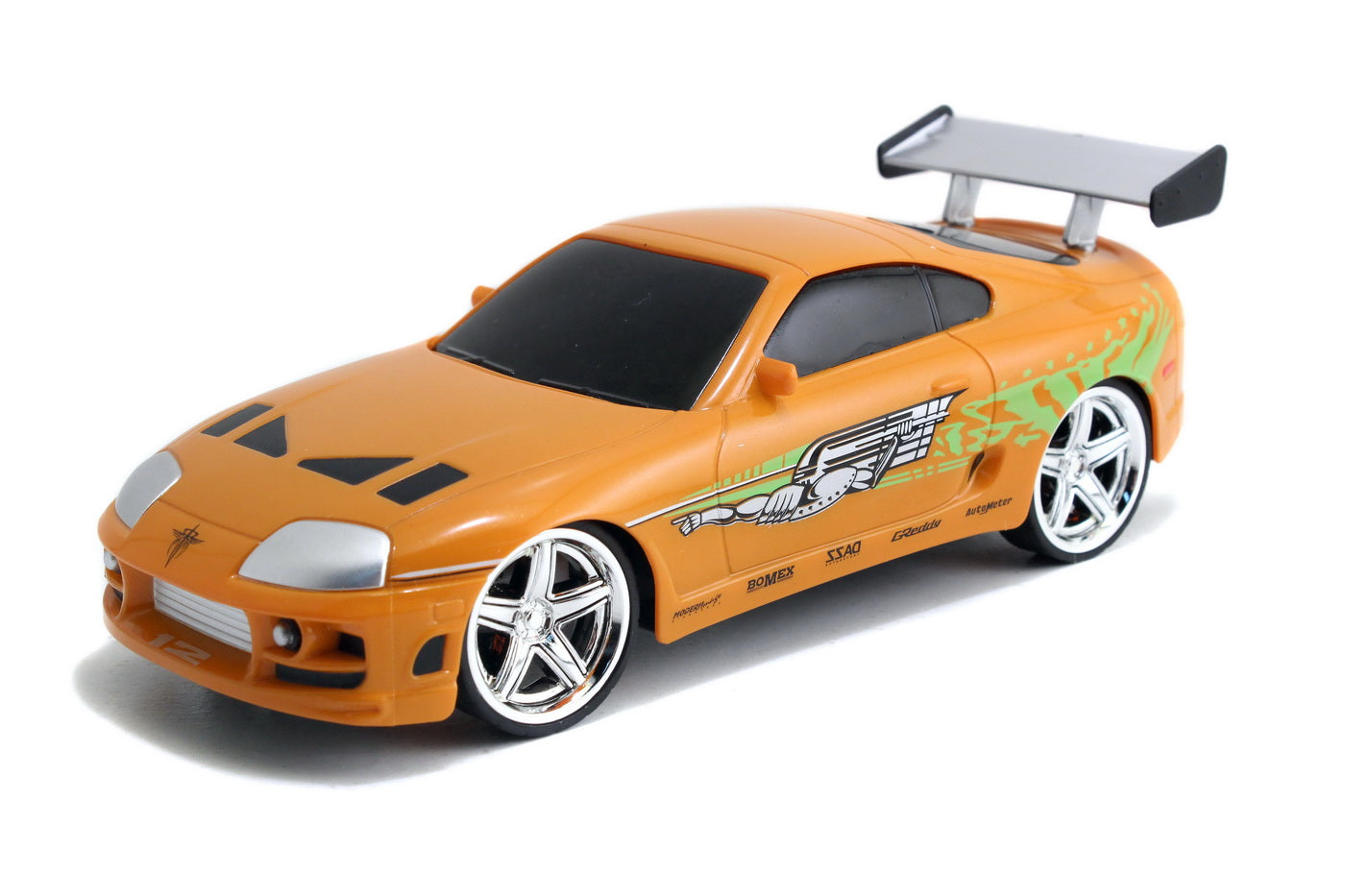 Masinuta metalica cu telecomanda fast and furious rc brian's toyota scara 1:24