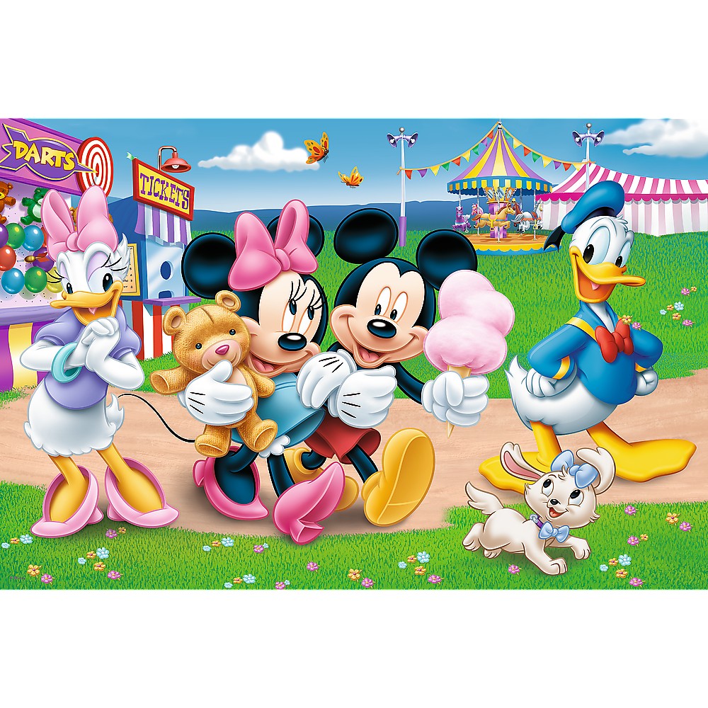 Puzzle trefl primo  24 super maxi disney  mickey la targ