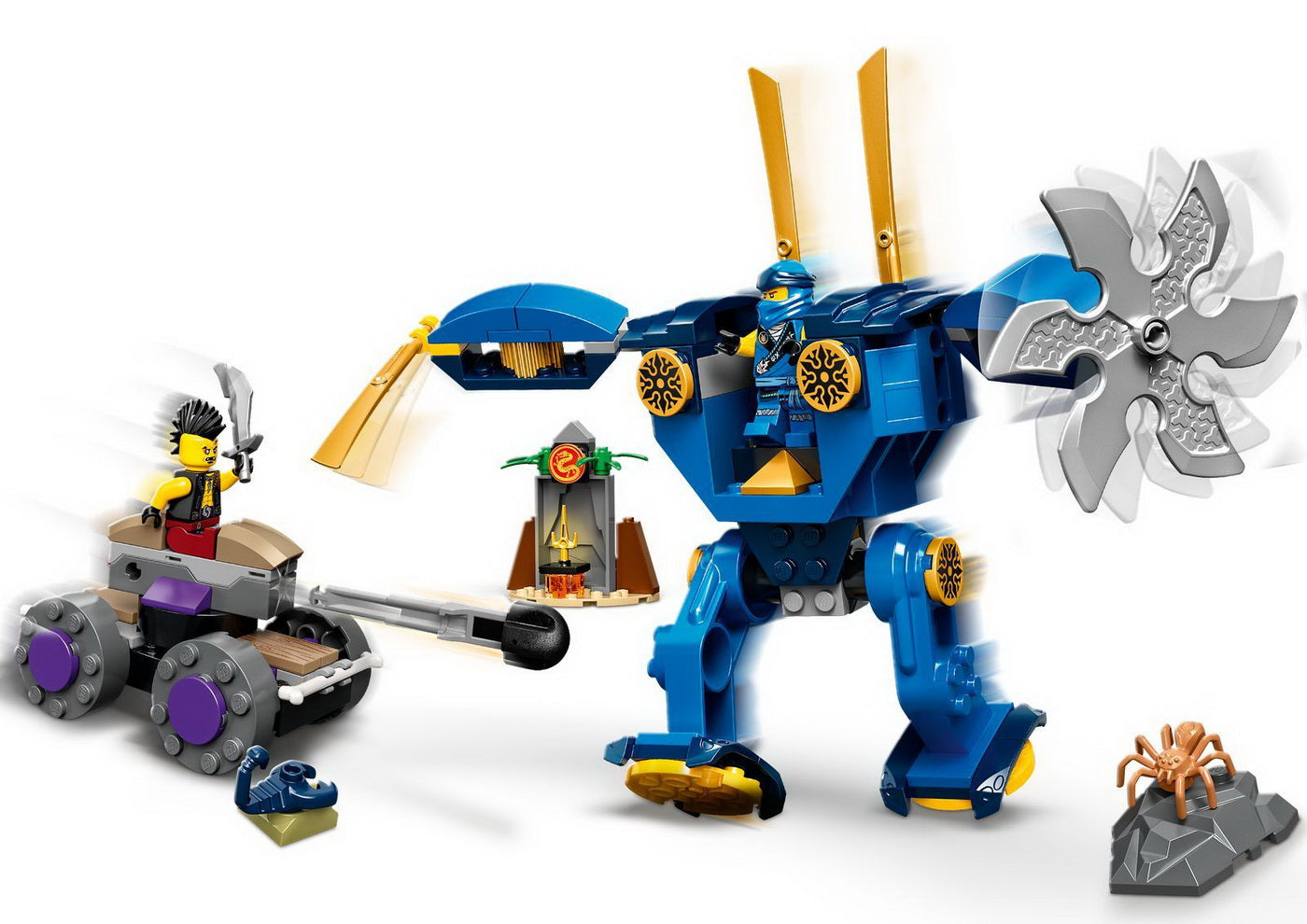 Lego ninjago robotul electro al lui jay 71740